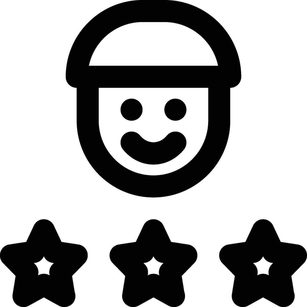 Customer Rating, Customer Feedback, Customer Engagement Outline Icon vector