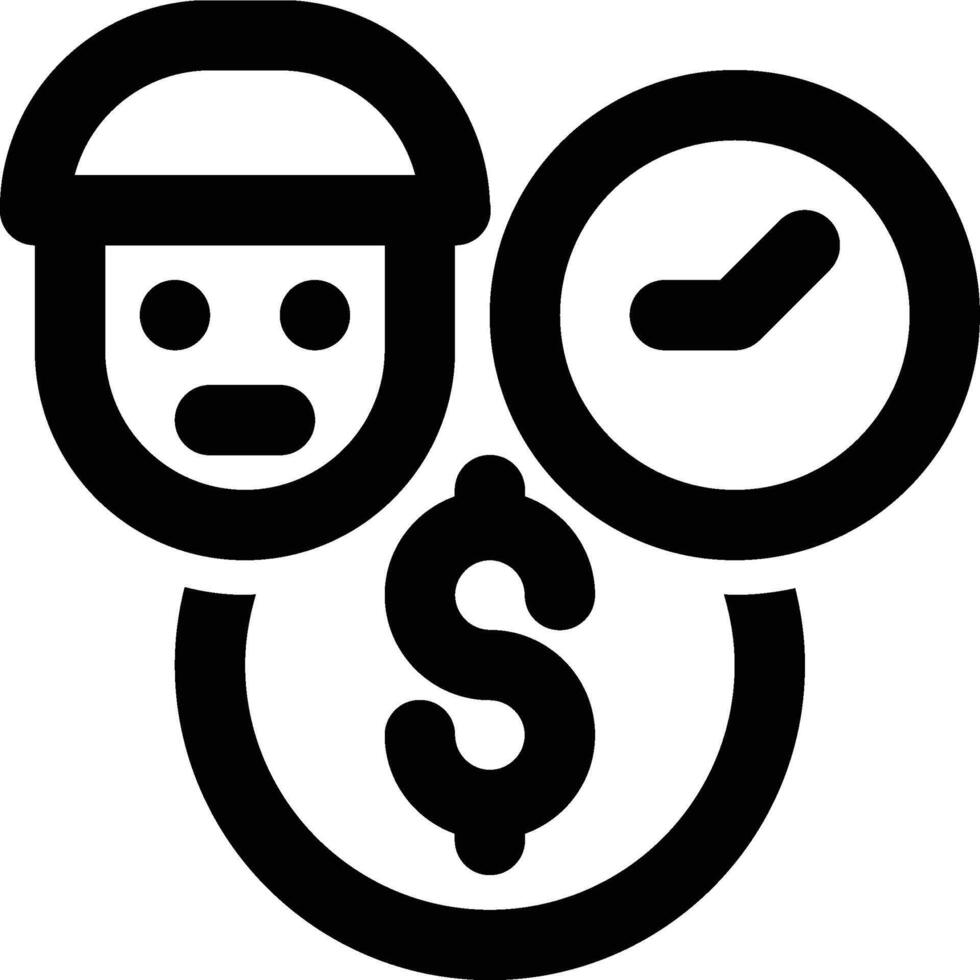 Customer Value, Customer, Lifetime Outline Icon vector