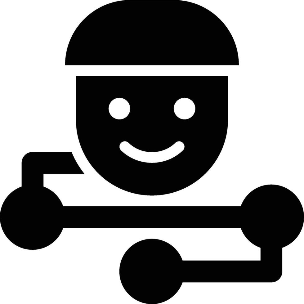 Customer Journey, Customer Experience, Customer Behavior Glyph Solid Icon vector