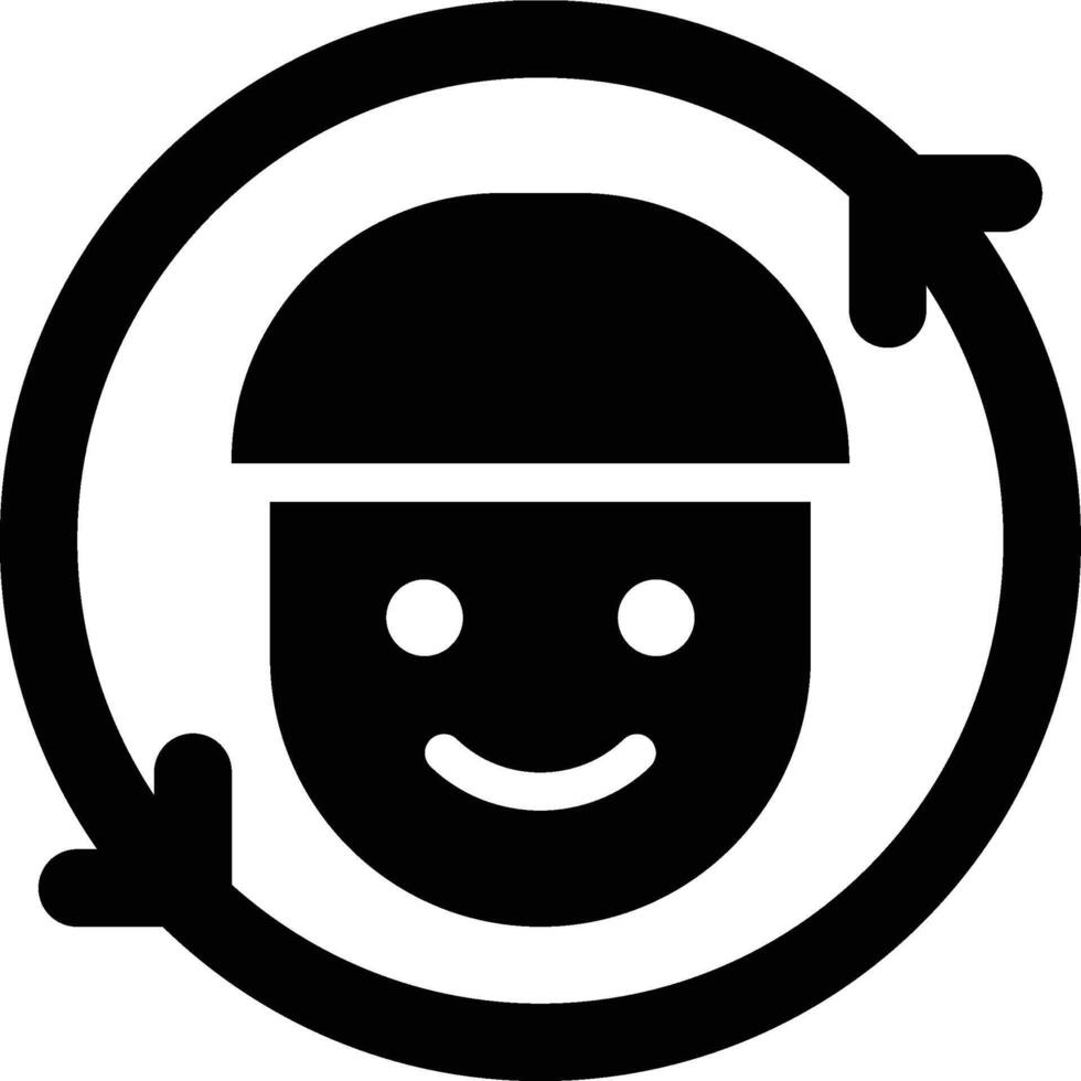 Customer Retention, Loyal Customer, Customer Engagement Glyph Solid Icon vector