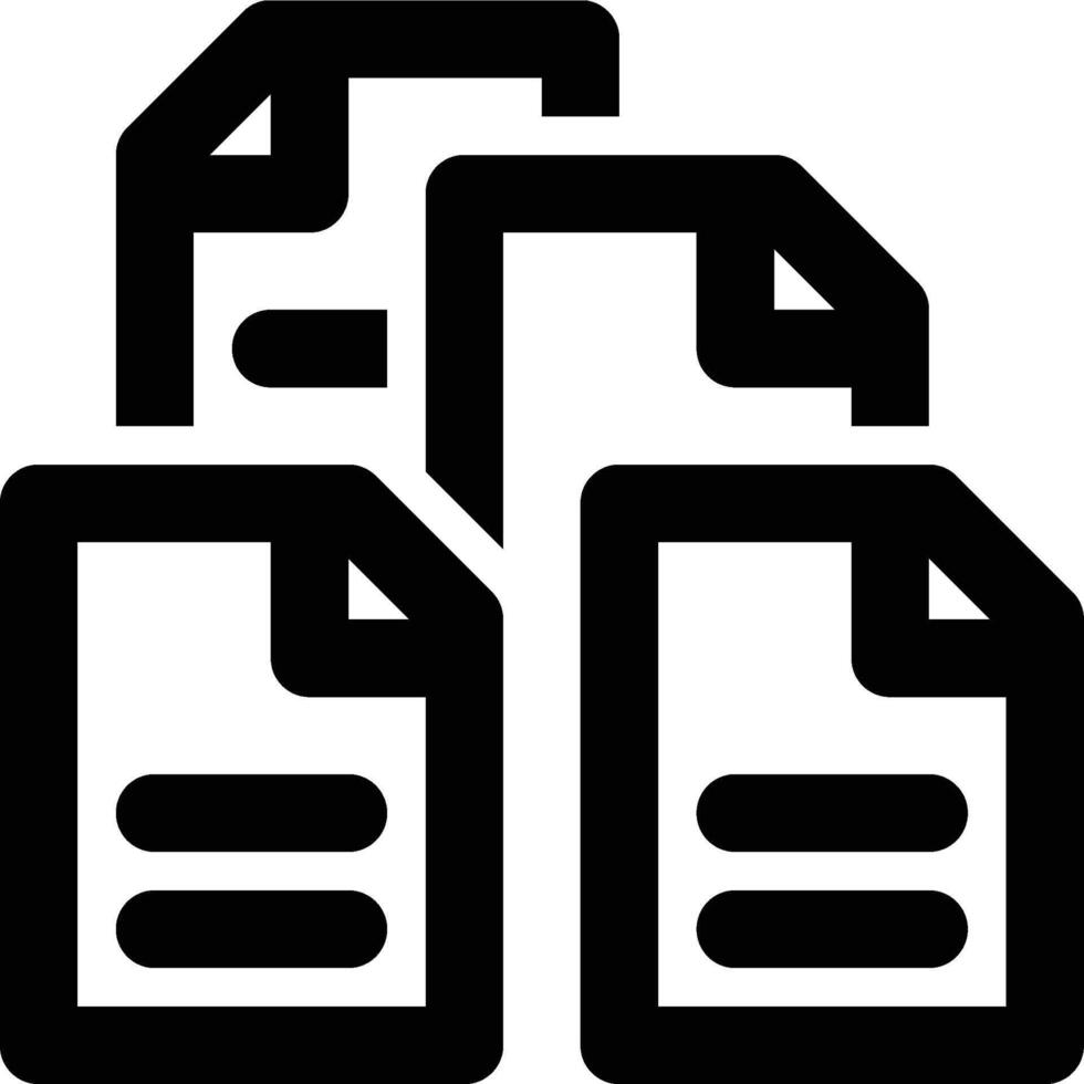 Data, Information, Big Data Outline Icon vector