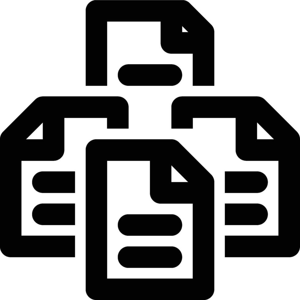 Data Quantity, Big Data, Information Outline Icon vector