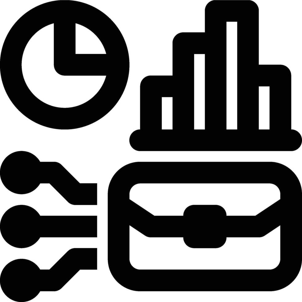 Business Intelligence, Business, Visualization Outline Icon vector