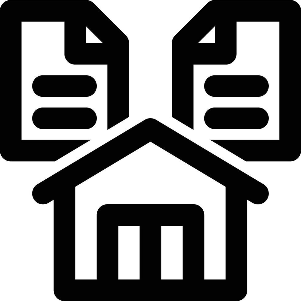 Data Warehouse, Big Data, Data Repository Outline Icon vector