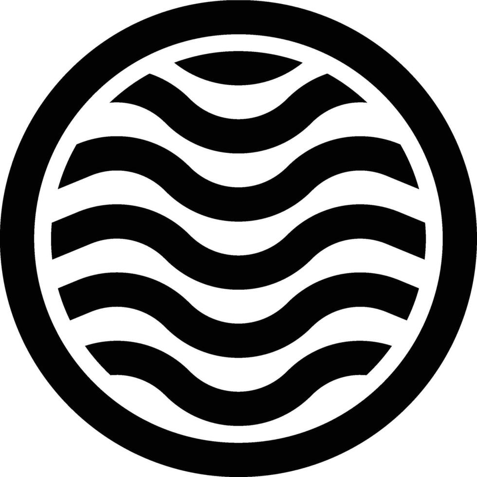 Contour, Texture, Blur Outline Icon vector