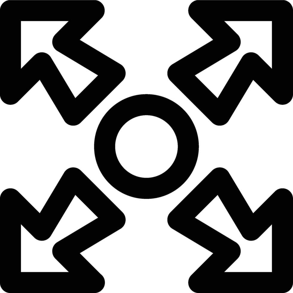 Move, Moving, Movement Outline Icon vector