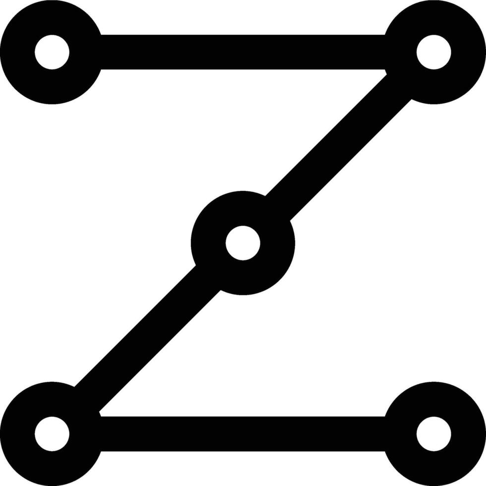 Path, Line, Direction Outline Icon vector