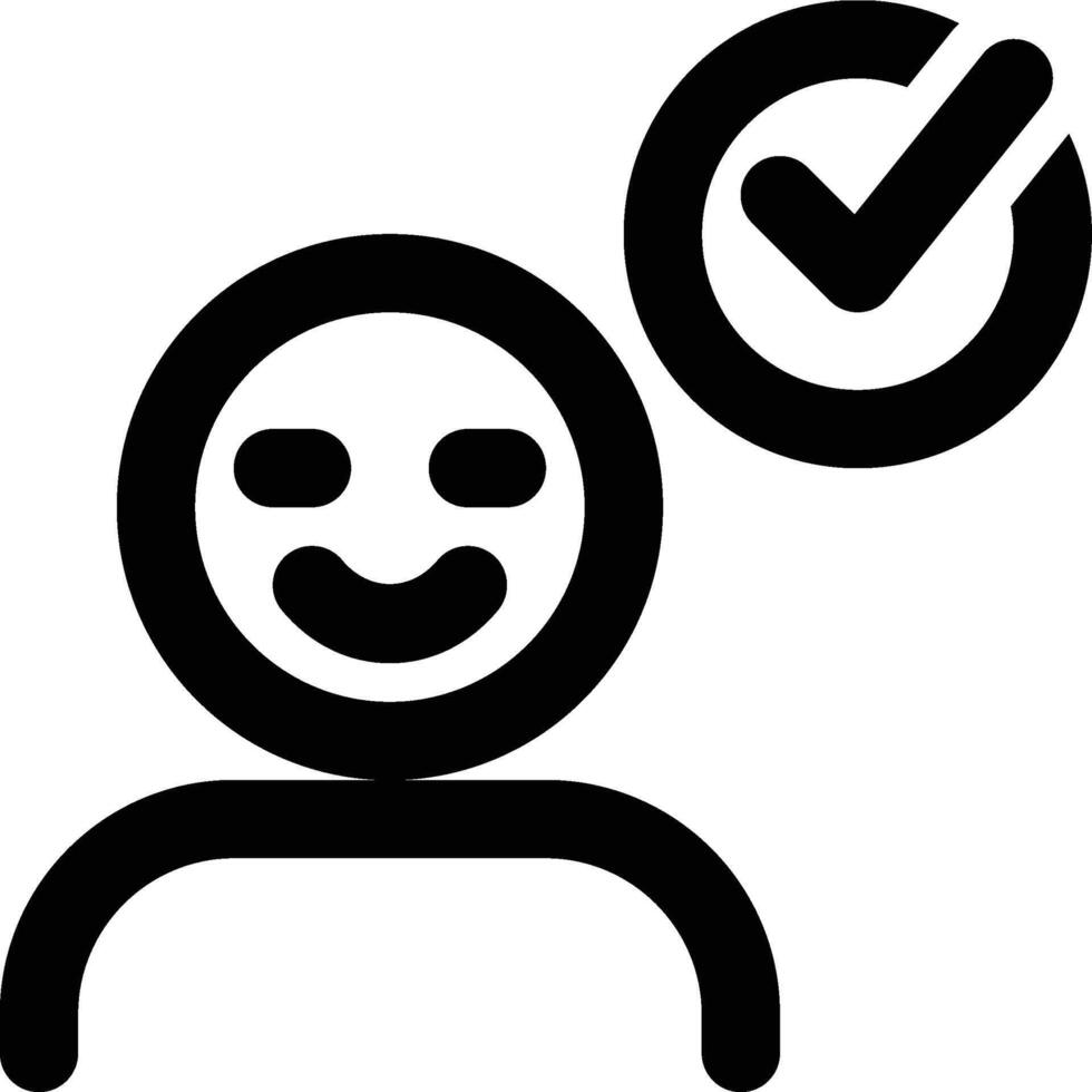User Friendly, User Satisfaction, User Experience Outline Icon vector