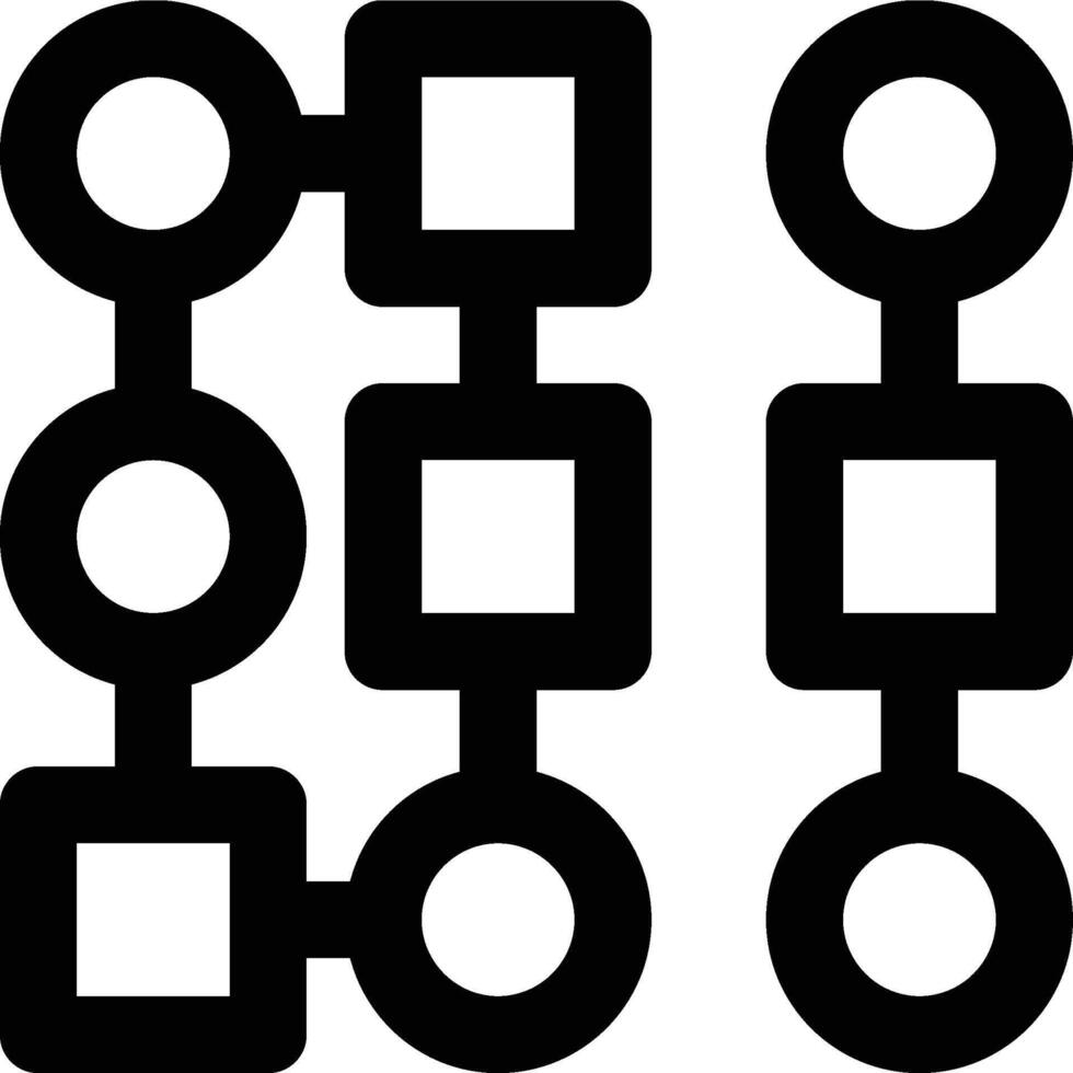 Proximity, Shapes, Path Outline Icon vector