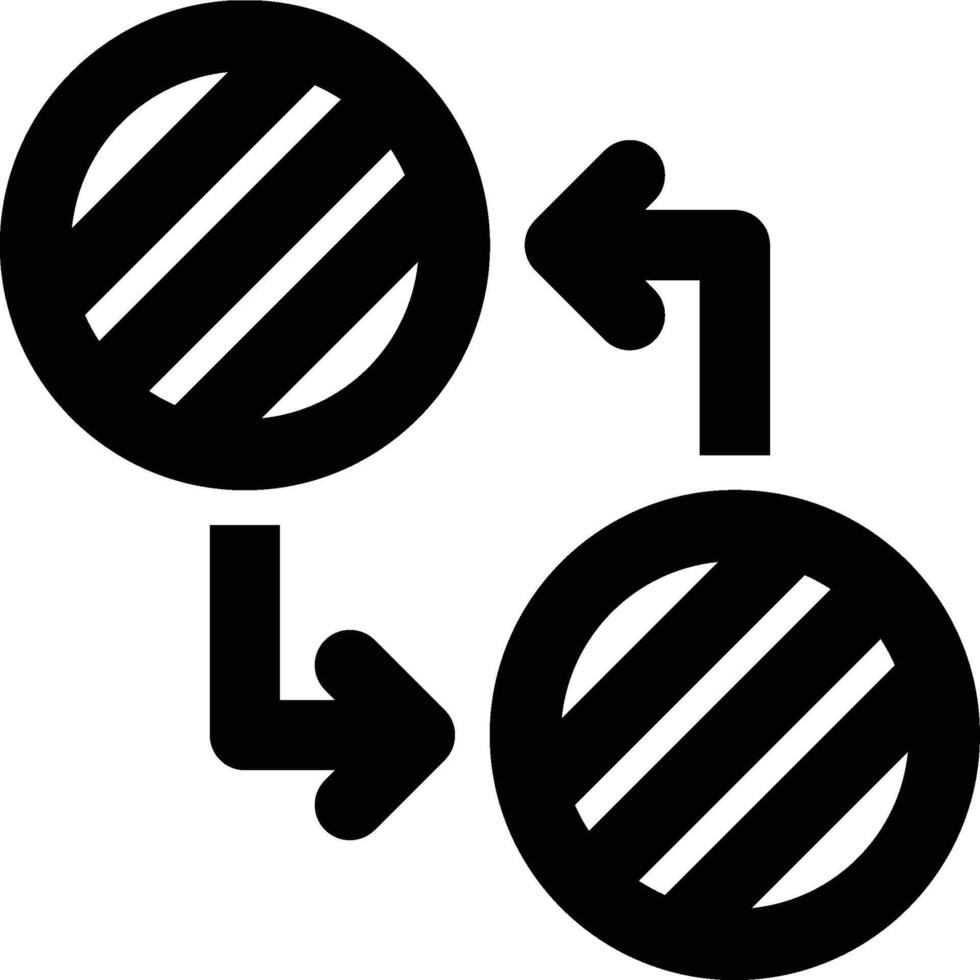 Repetition, Repeat, Flip Outline Icon vector