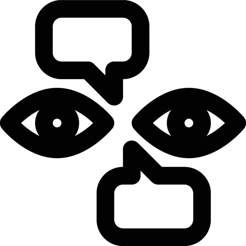 Visual Communication, Visualization, Visual Design Outline Icon vector