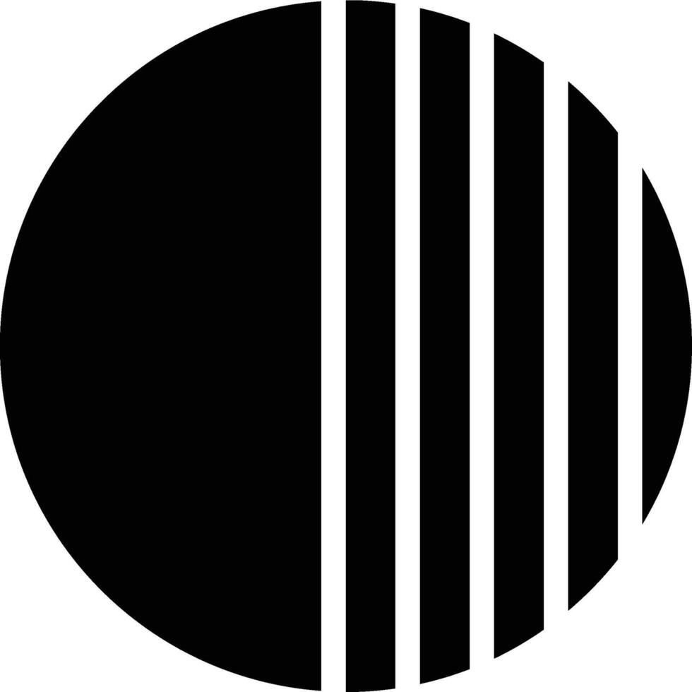 Contrast, Shadow, Adjust Glyph Solid Icon vector