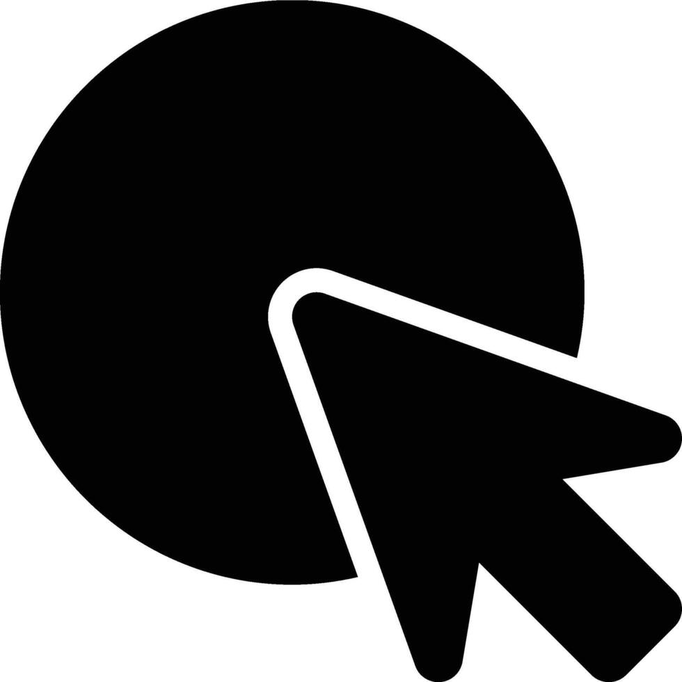 Select, Selection, Select Object Glyph Solid Icon vector