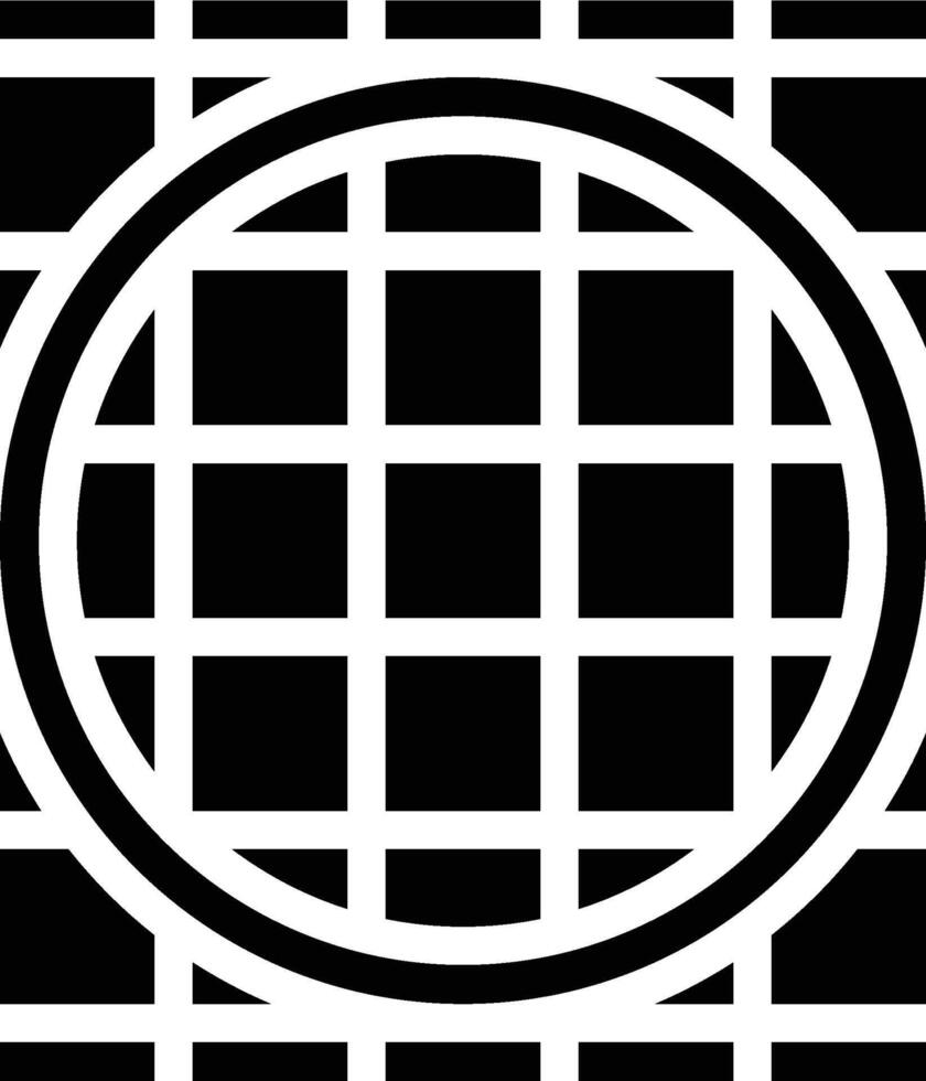 Grid, Pixel, Pixel Perfect Glyph Solid Icon vector