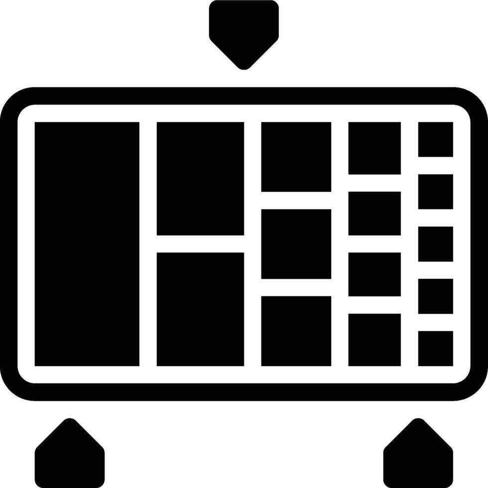 Gradient, Color, Design Tools Glyph Solid Icon vector
