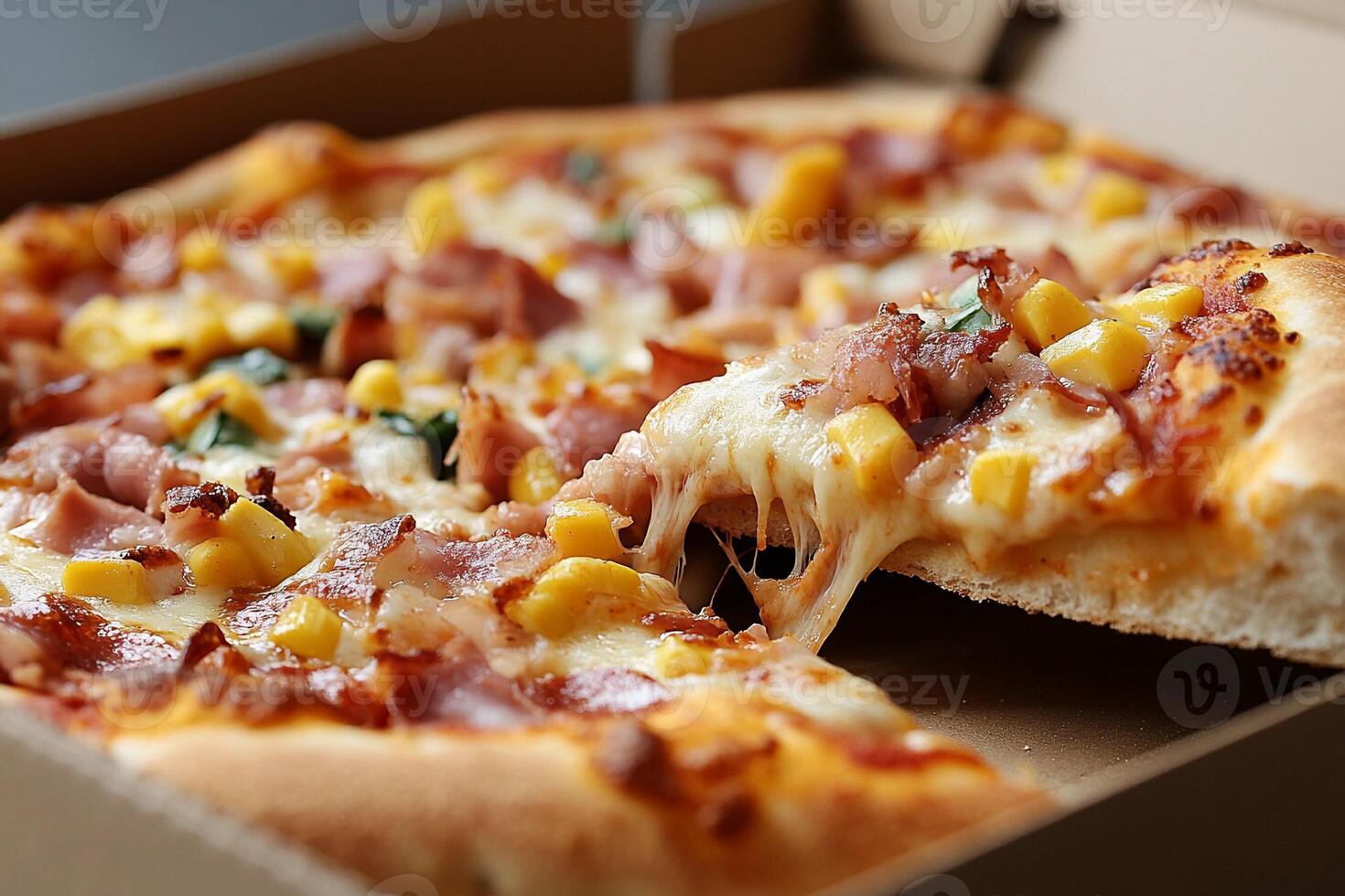A pizza in a box photo