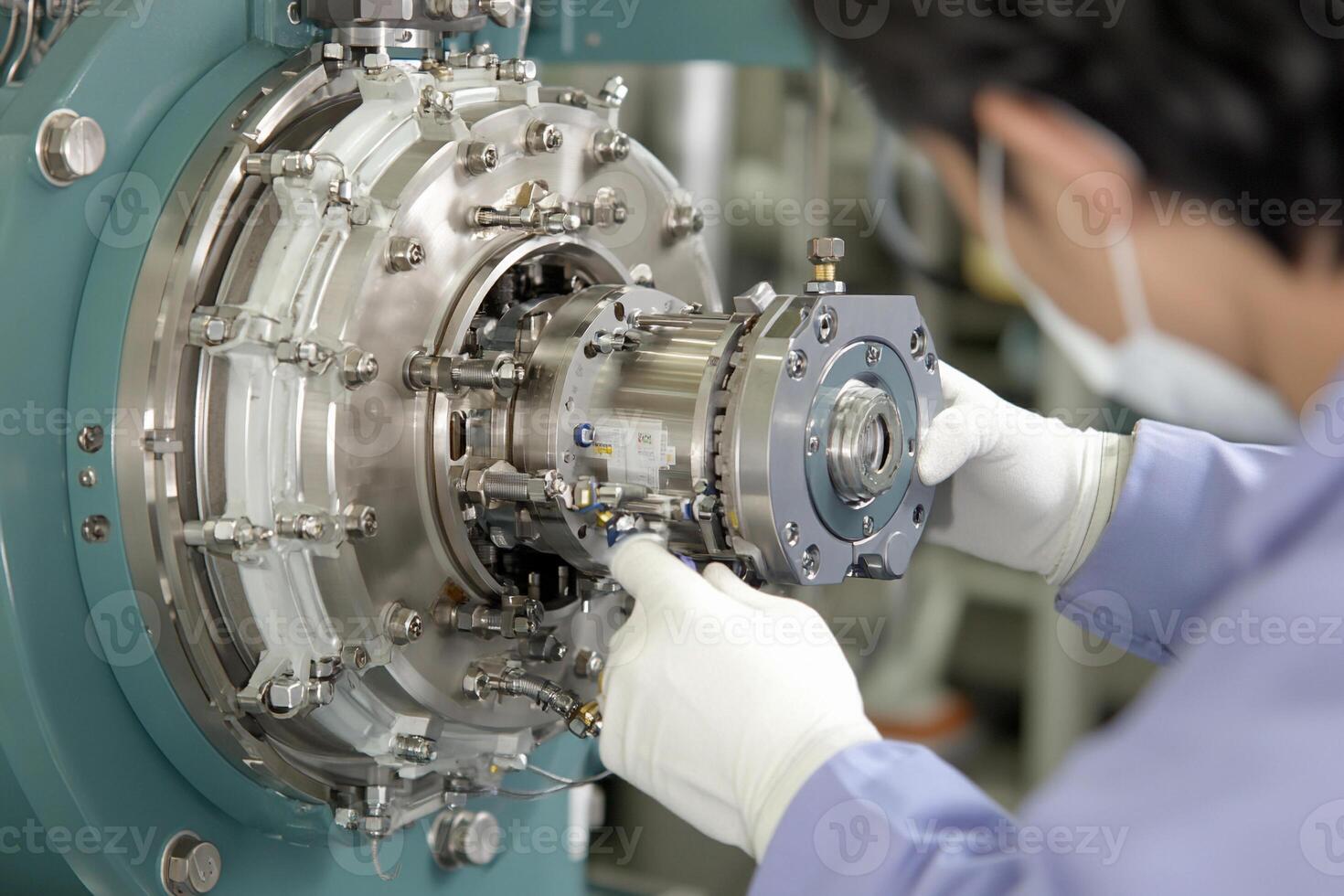 A man in a lab coat photo