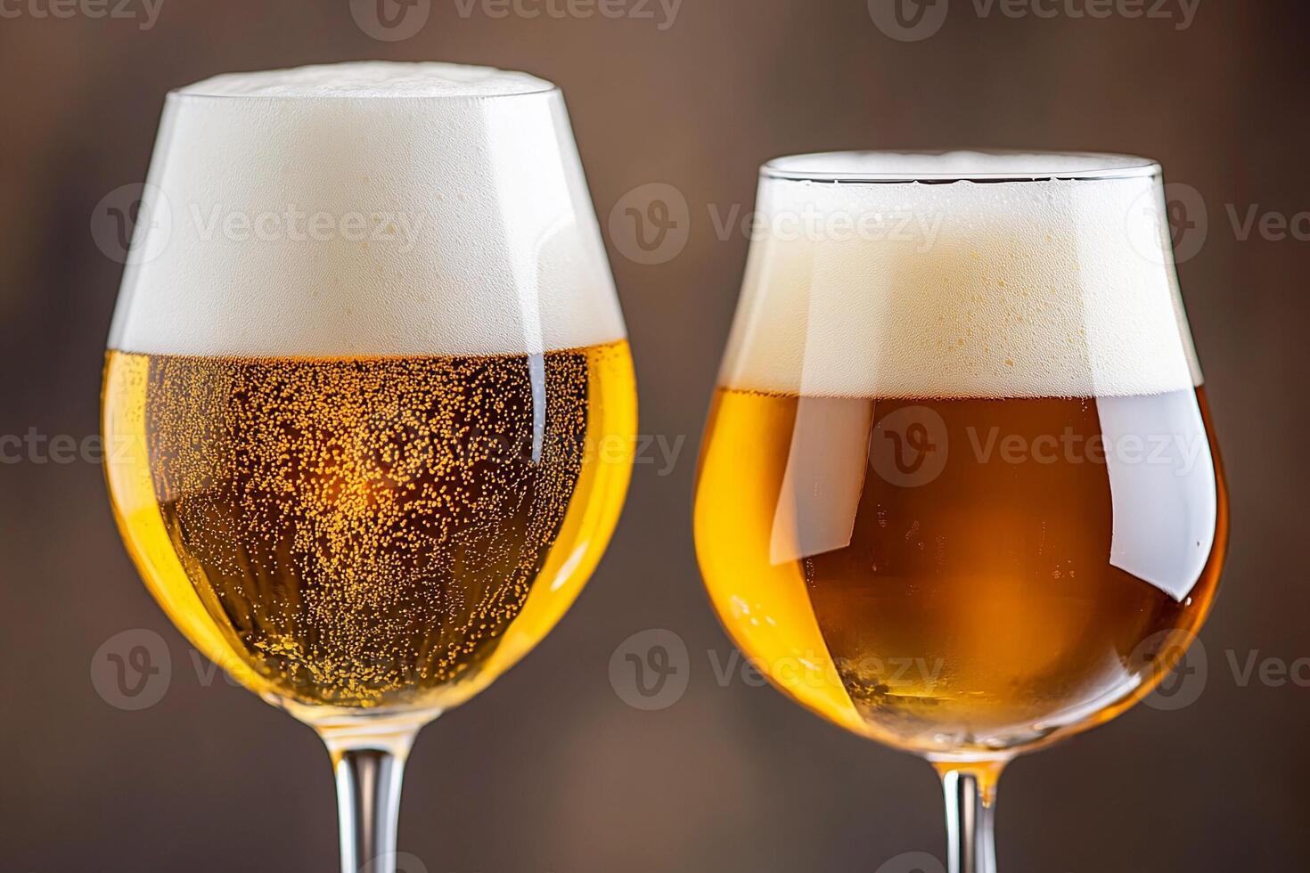 Two glasses of beer photo