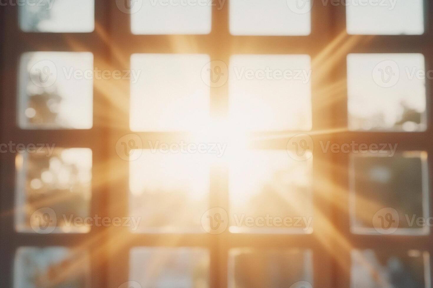 Sunlight shining through a window photo