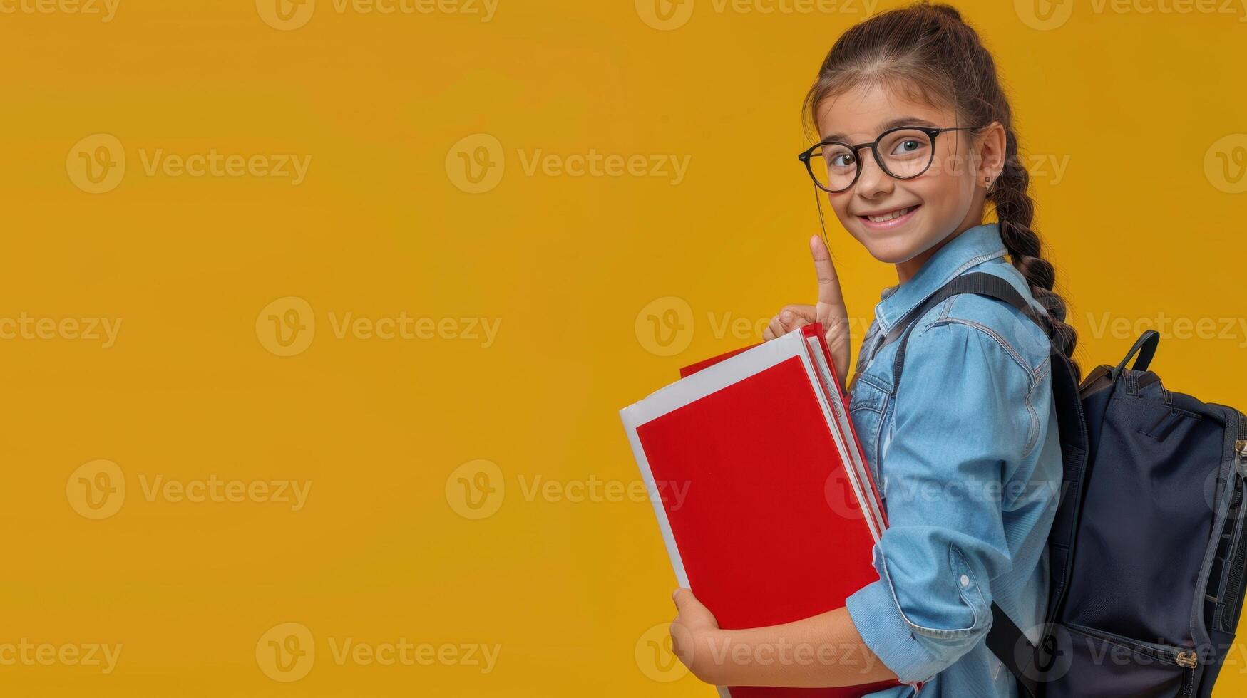 The girl with glasses photo