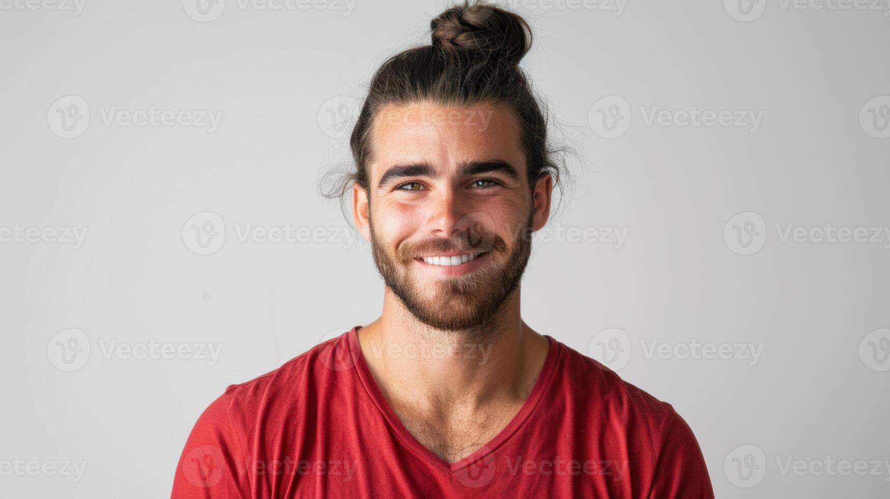 The man with a bun photo