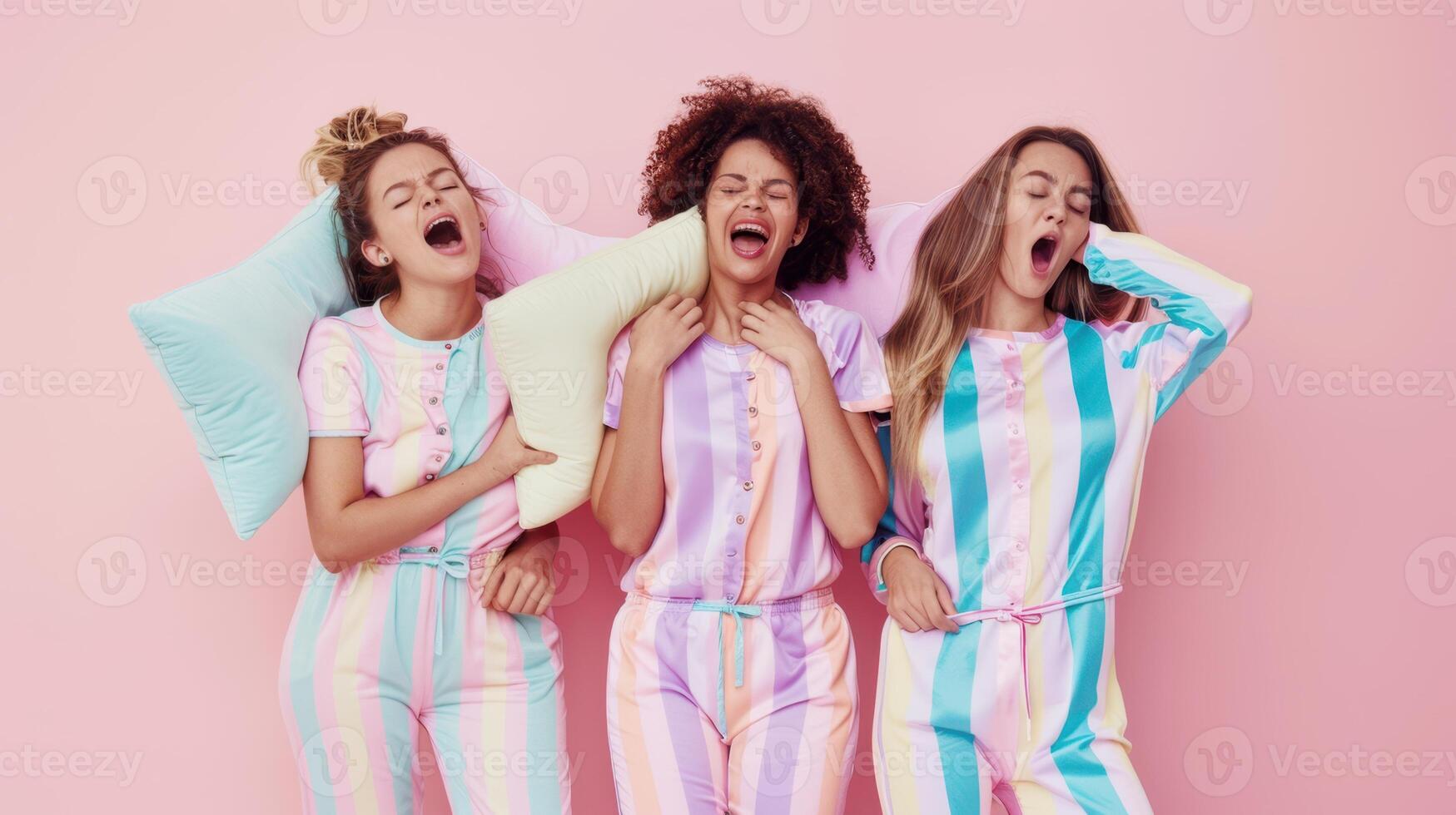 The three cheerful friends photo