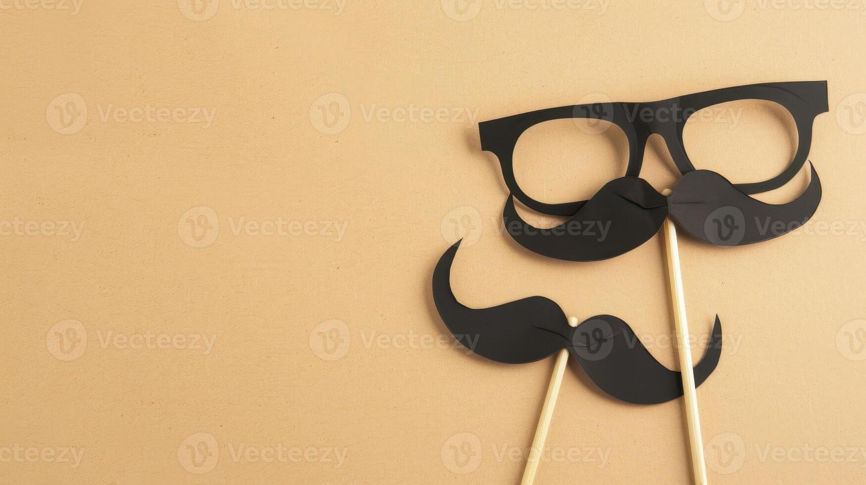 Fun Paper Mustache Props photo