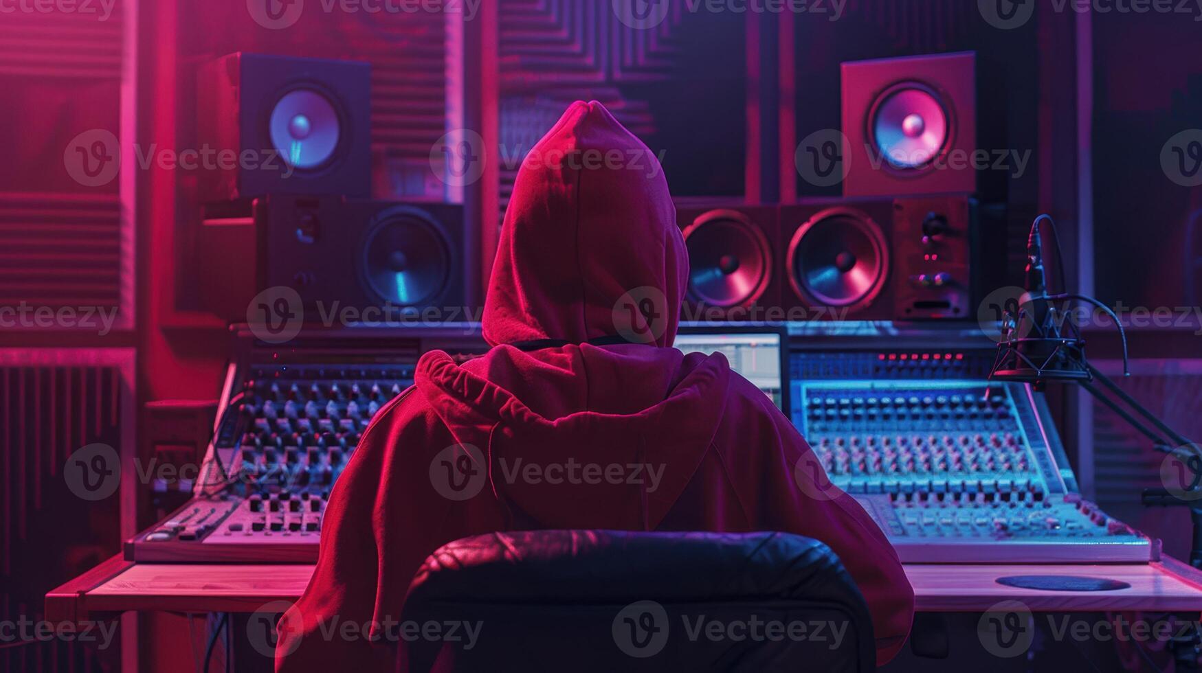 The music studio session photo