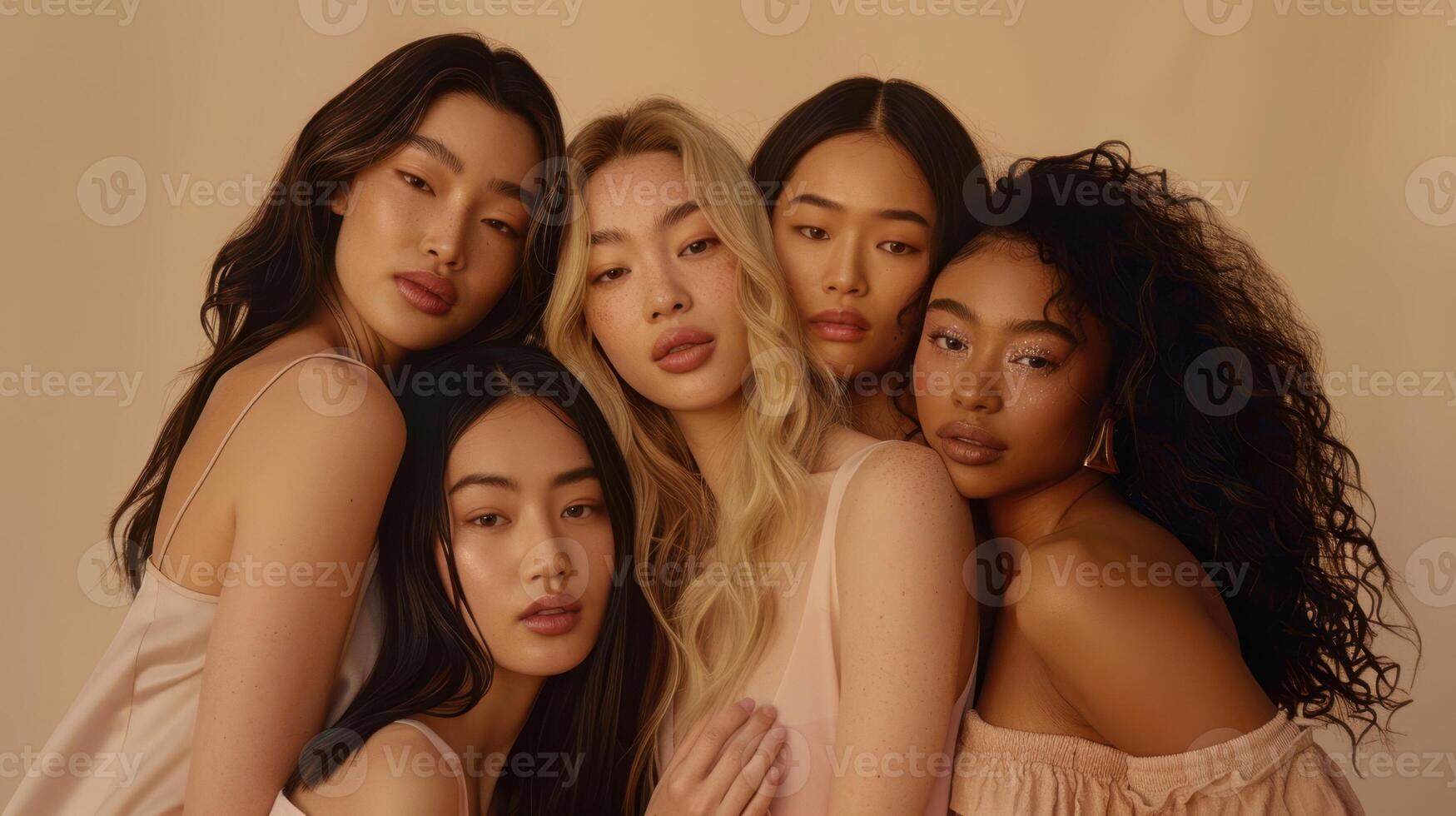 The elegant group portrait photo