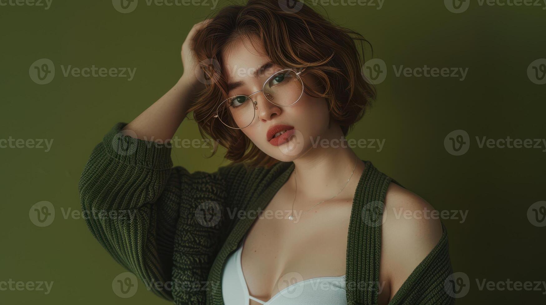 The confident woman portrait photo