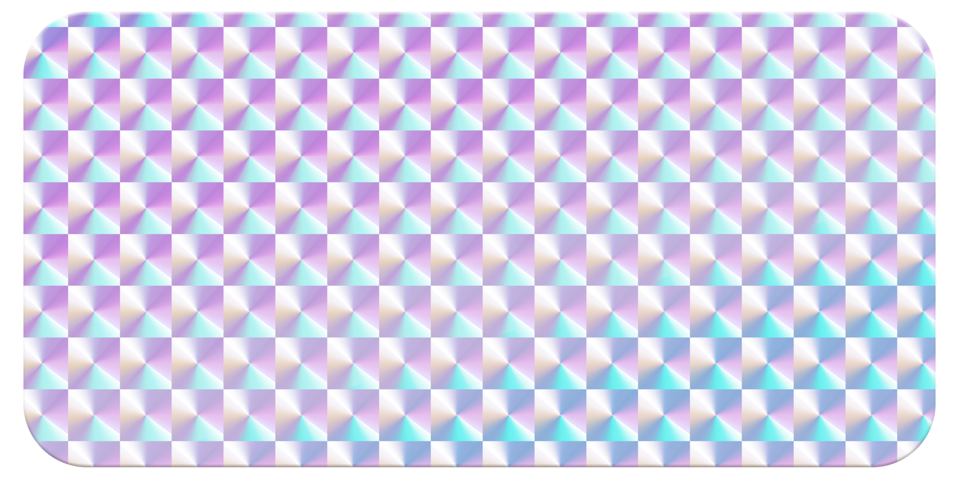 Hologram Sticker Label ractangle shape, Texture Holographic Mockup, and Illustration. png