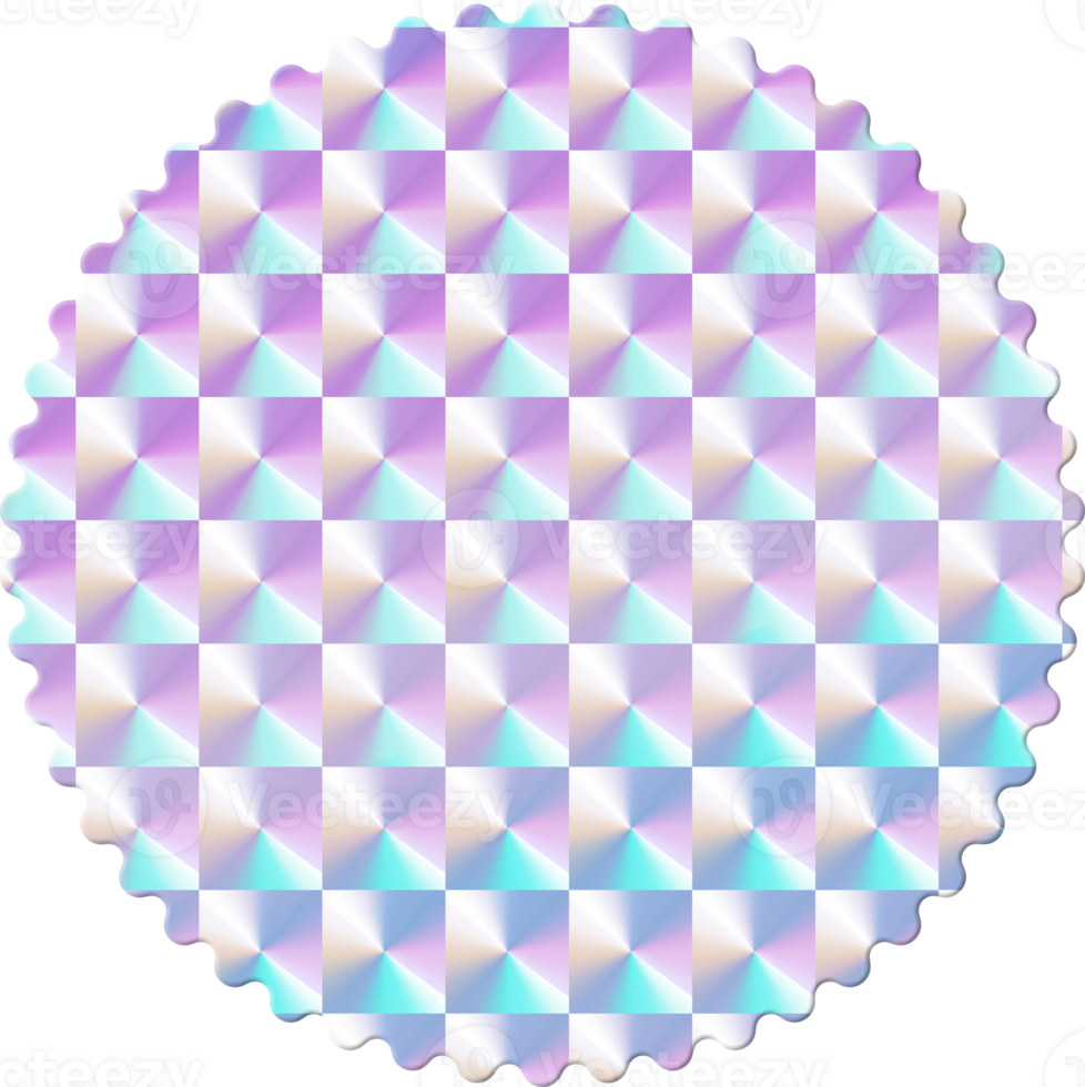 Hologram Sticker Label star shape, Texture Holographic Mockup, and Illustration. png