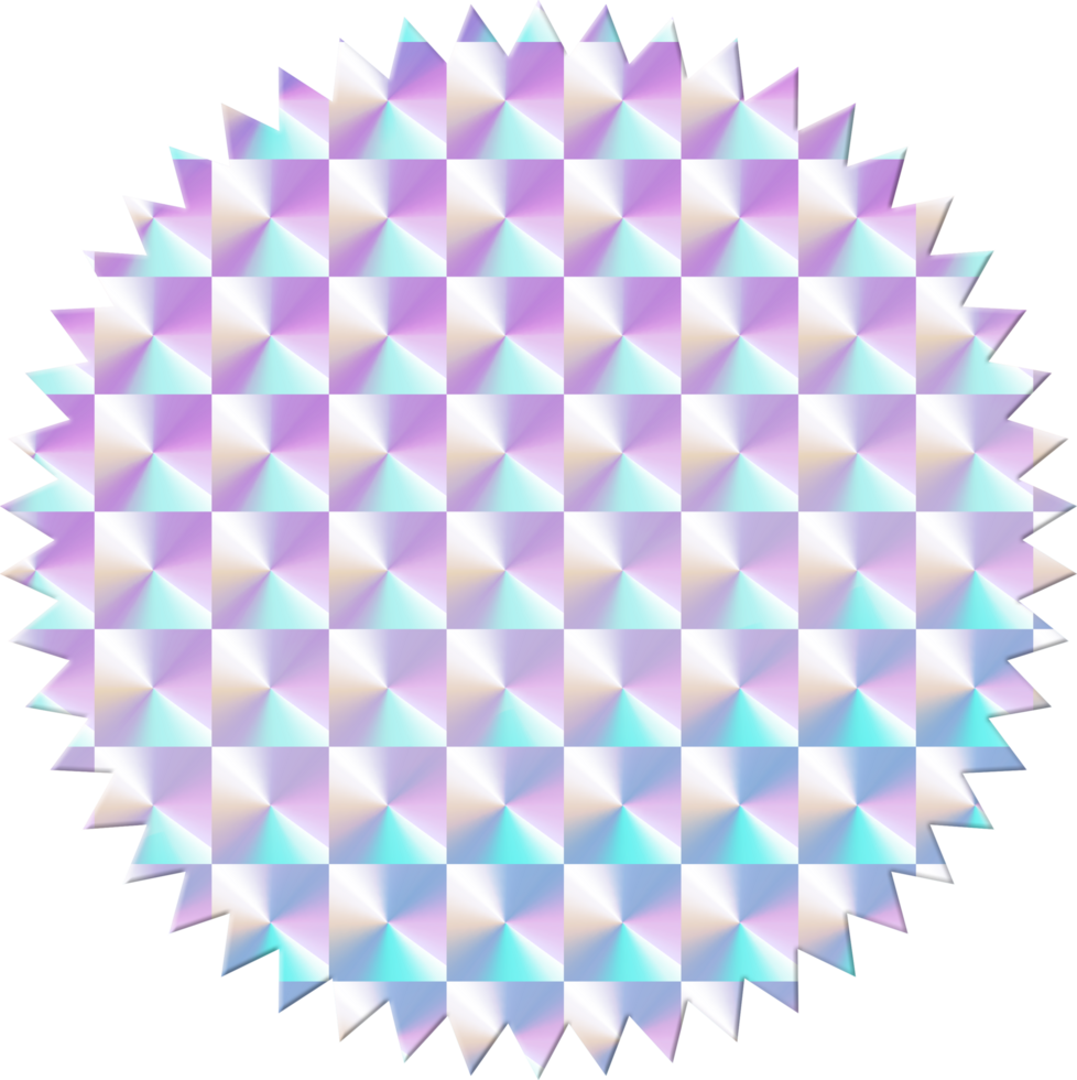 Hologram Sticker sign star shape, Texture Holographic Mockup, and Illustration. png