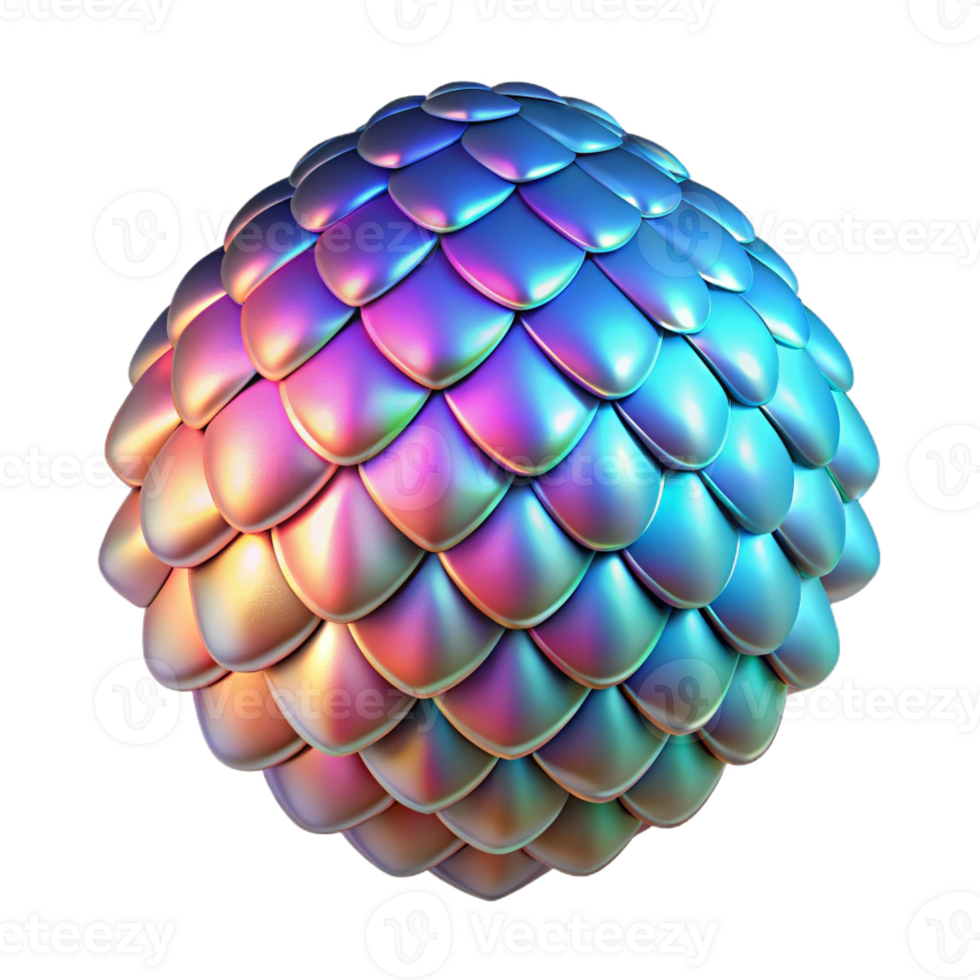 vibrant rustic Siren scales, iridescent fish scales, high resolution png
