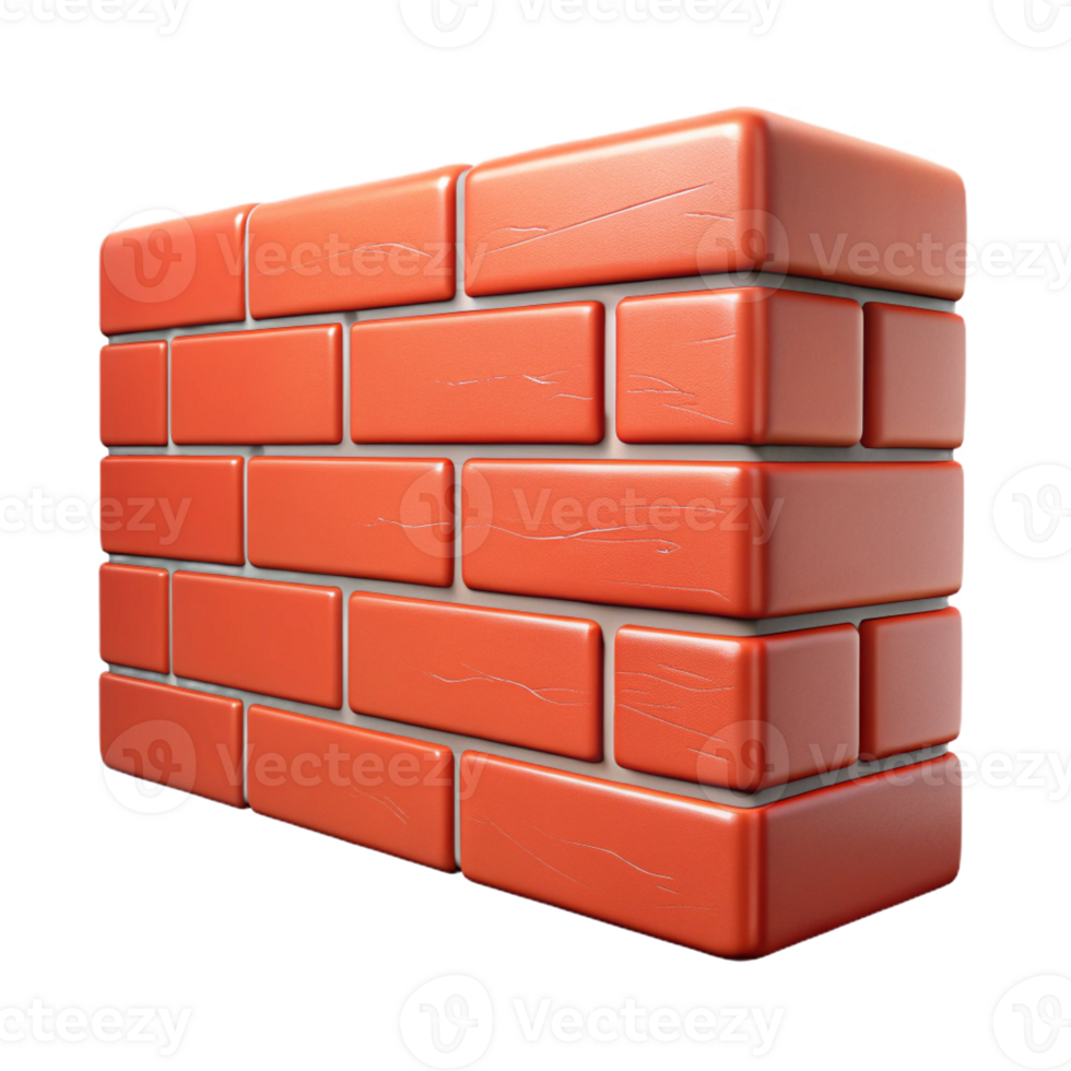 impressive modern Brick wall, weathered, red brick, high resolution png