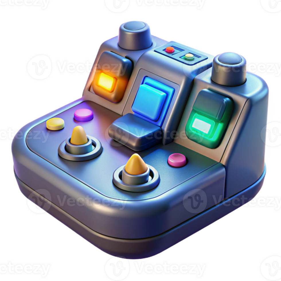 serene modern Spaceship console, buttons and levers, glowing lights high resolution png