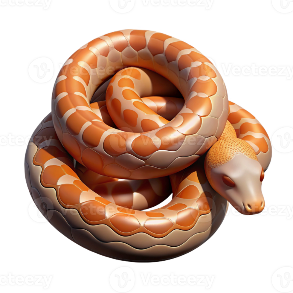 wonderful classic Snake, python, coiled, high quality png