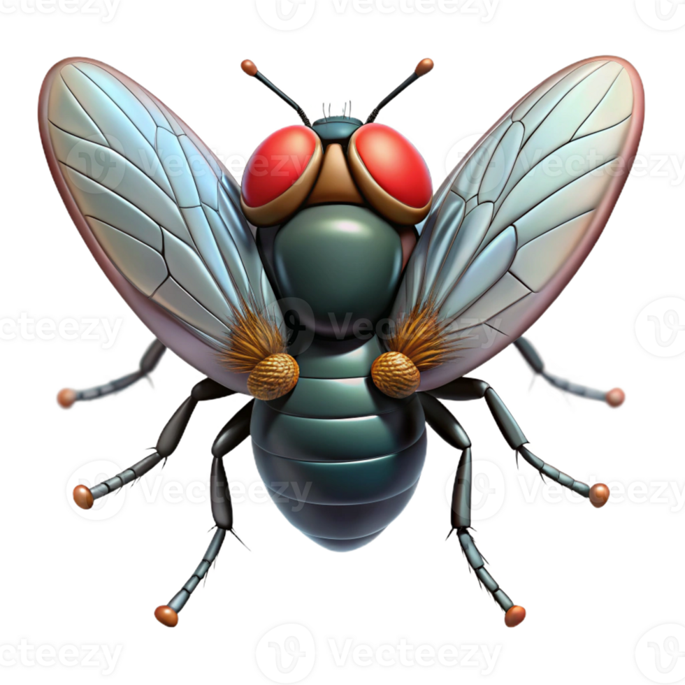 stunning rustic Close-up of a fly original png
