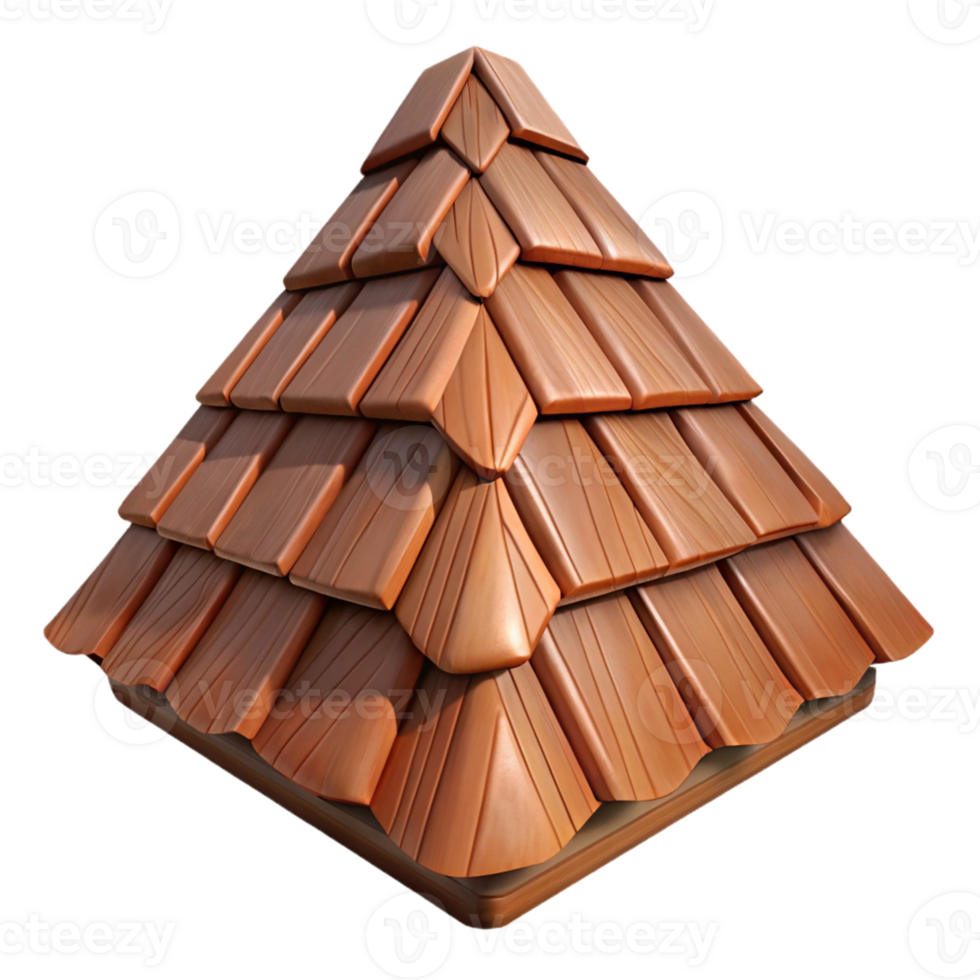 beautiful creative Wooden shingle, cedar, weathered, original png