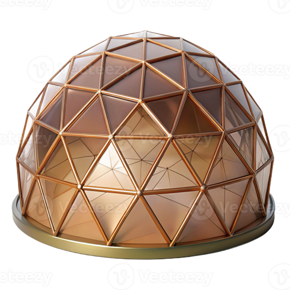 impressive rustic Dome, geodesic, genuine png