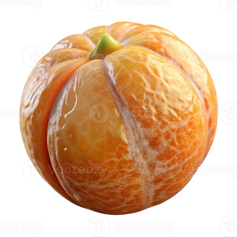 magnificent creative Tangerine peeled authentic png