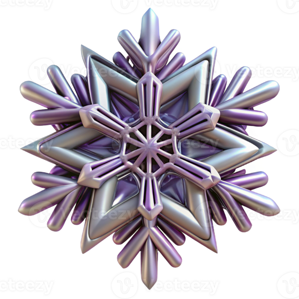 serene rustic A snowflake, intricate and abstract original png