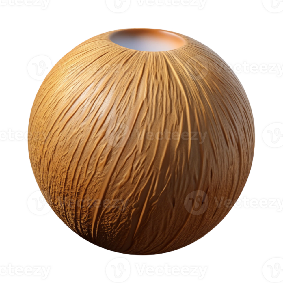 serene contemporary Coconut whole genuine png