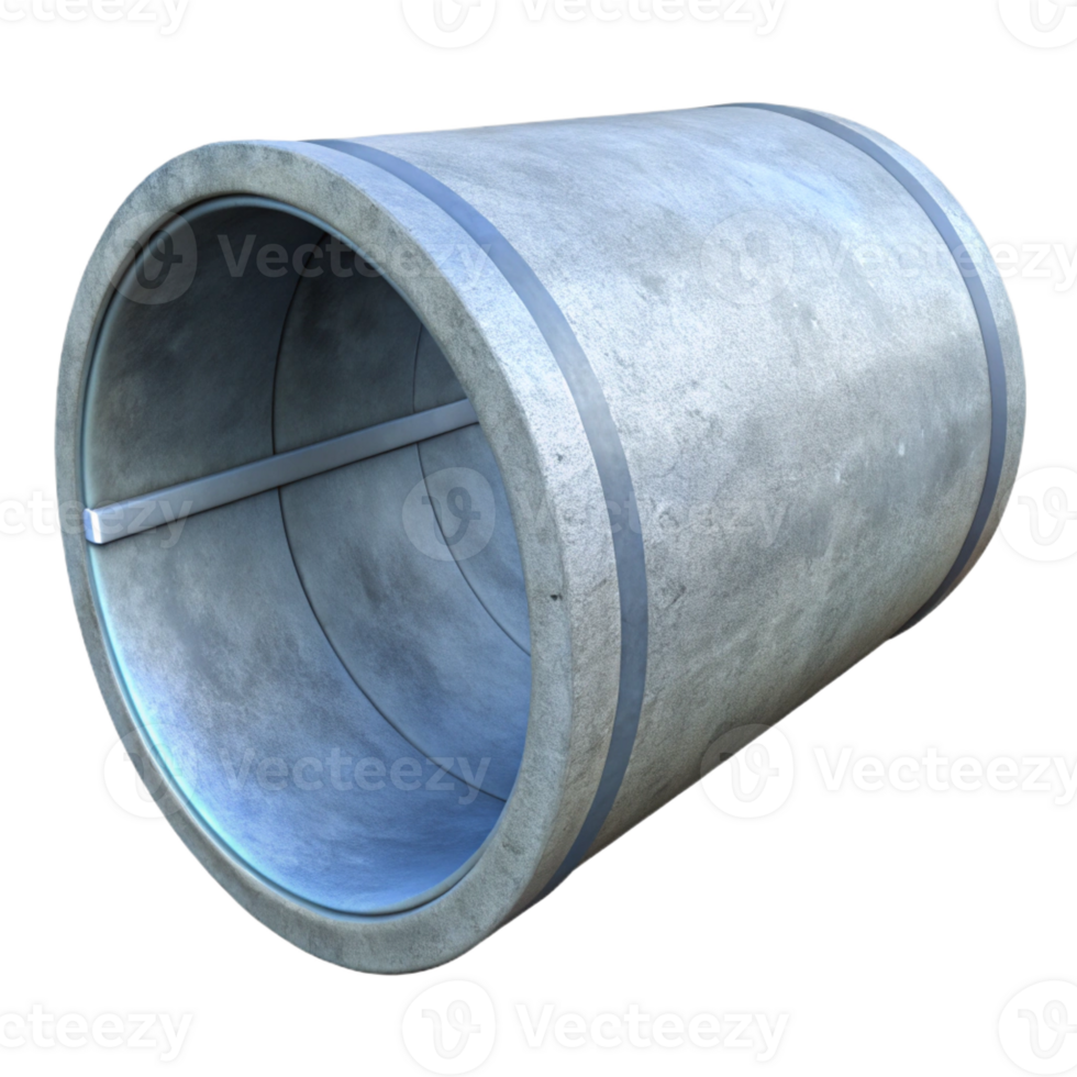 serene creative Concrete pipe, large, cylindrical, premium png