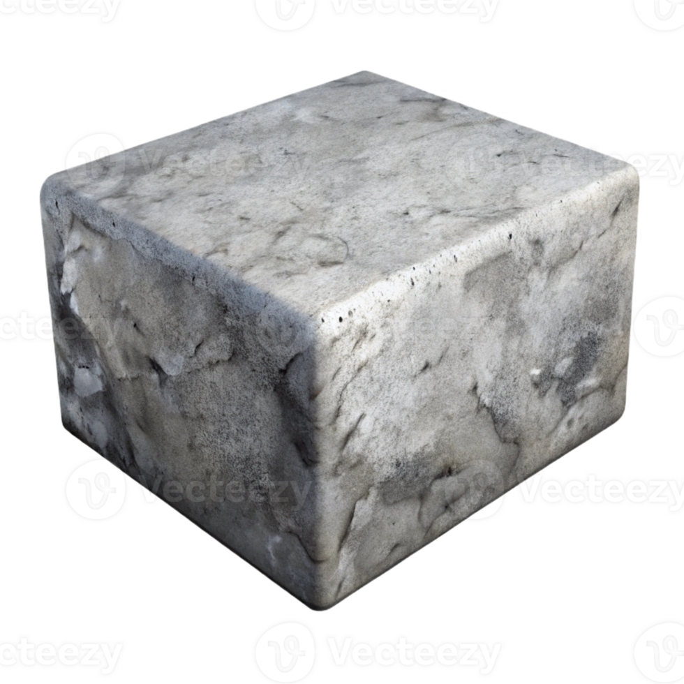 wonderful abstract Concrete block, gray, textured, high quality png