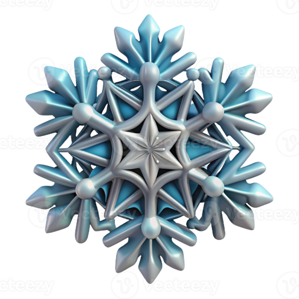 dramatic rustic A snowflake, intricate and abstract high resolution png