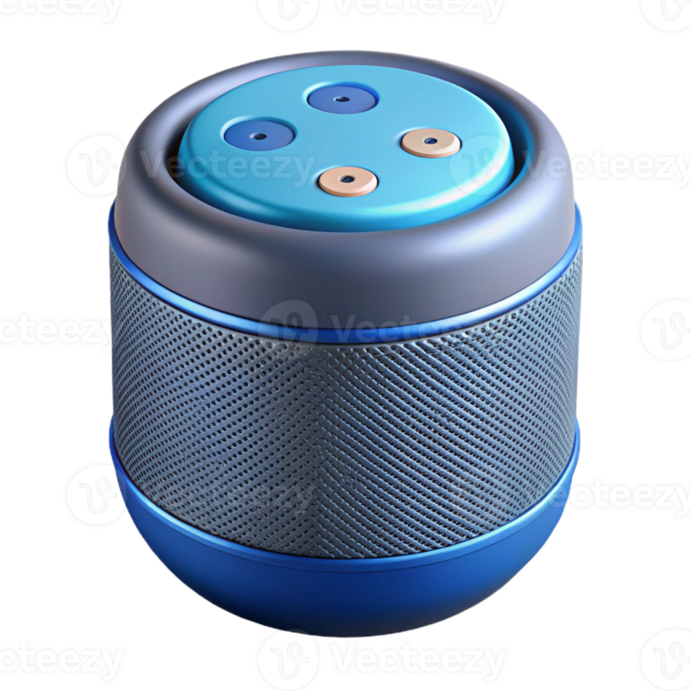 dramatic rustic A smart speaker with a voice assistant detailed png