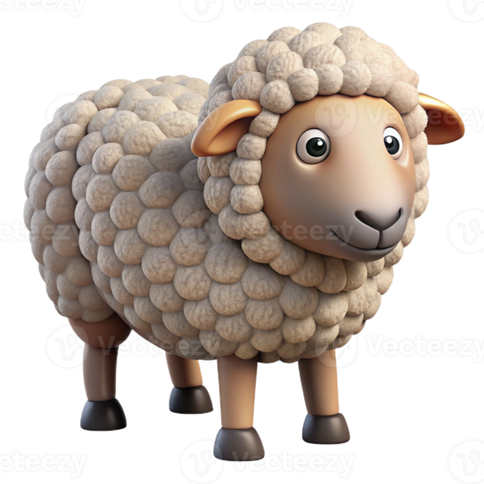 serene rustic Sheep, Merino sheep, woolly, professional png