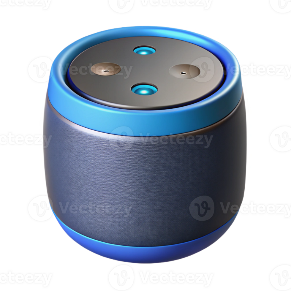 magnificent minimalist A smart speaker with a voice assistant high quality png