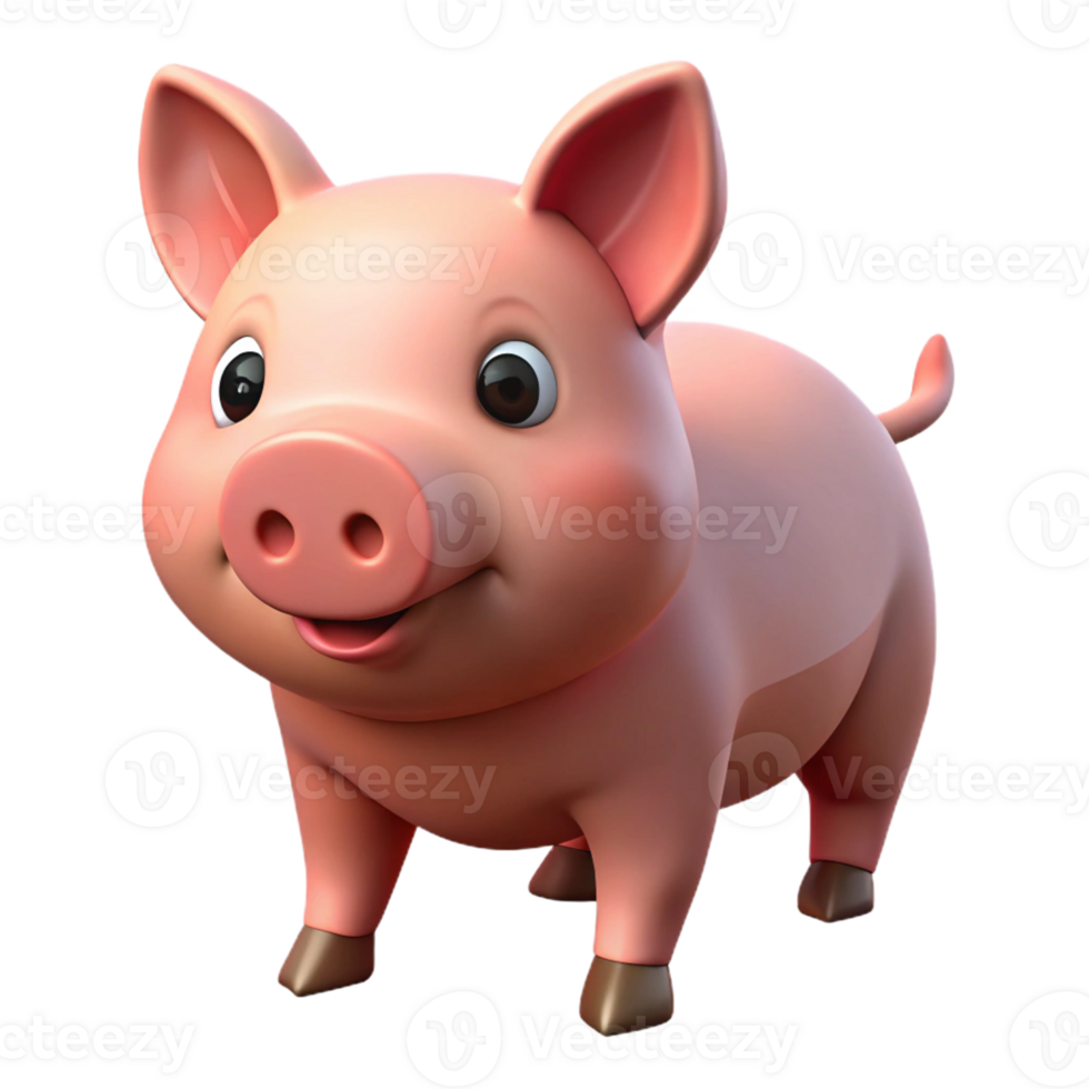 impressive contemporary A walking pig high quality png